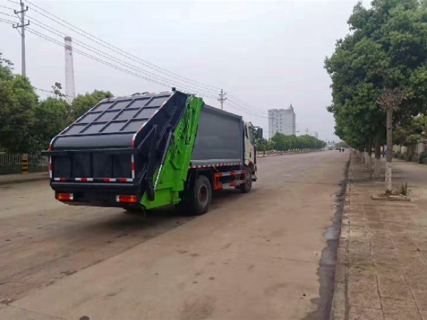 解放龍V國(guó)六12方壓縮式垃圾車